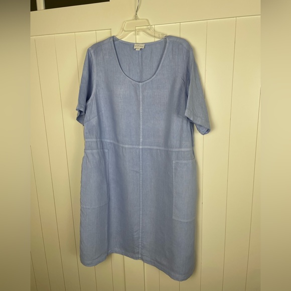 J. Jill Dresses & Skirts - Pure Jill Linen Shift with Short Sleeves